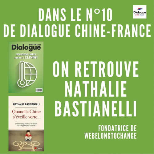 Nathalie BASTIANELLI, écologie, environnement, chine, livre, article, dialogue, chine, France, climat, cop26